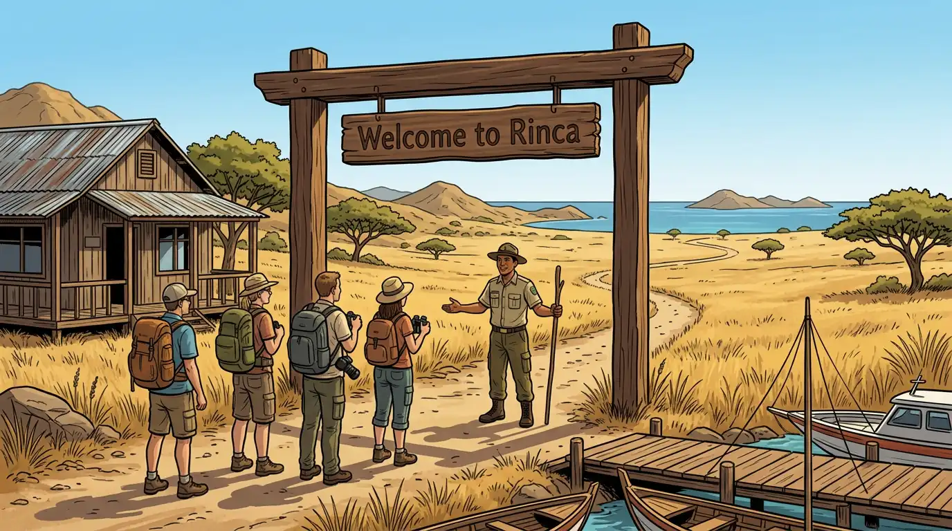 Rinca Island: Wild Komodo Dragon Territory